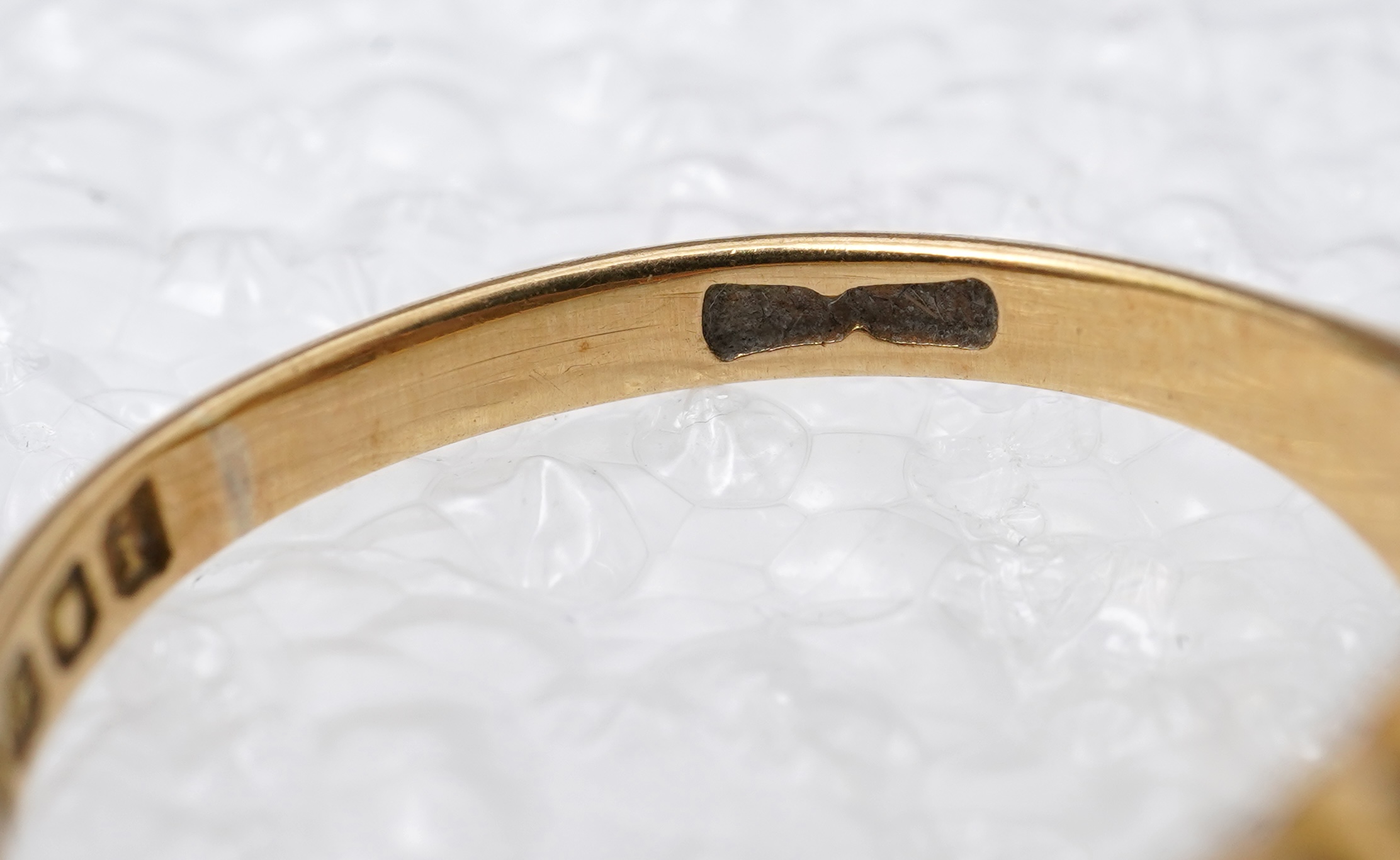 An Edwardian opal and diamond ring, circa 1904